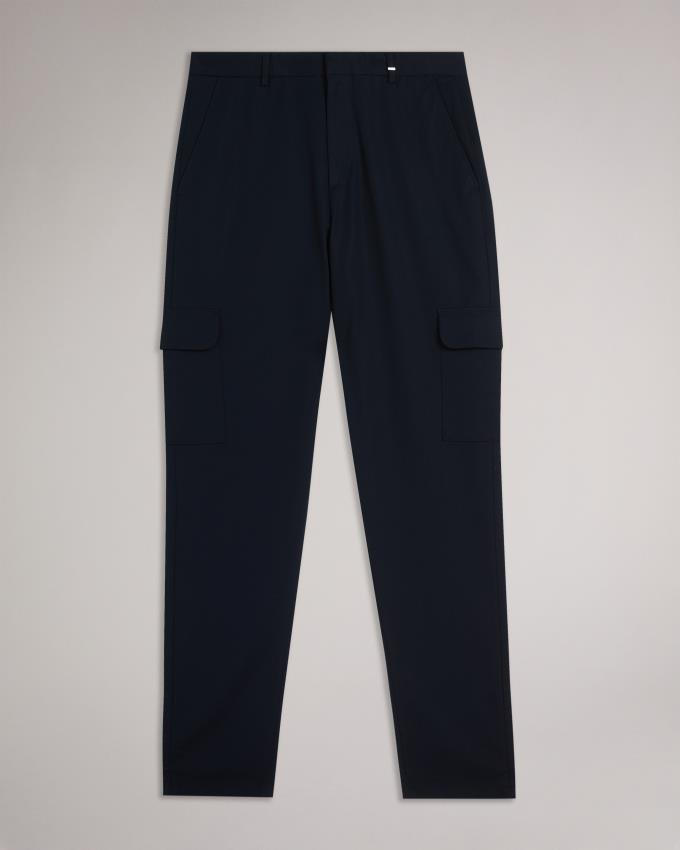 Pantalon Ted Baker Slim Fit Cargo Bleu Marine Homme | MQH-15671126